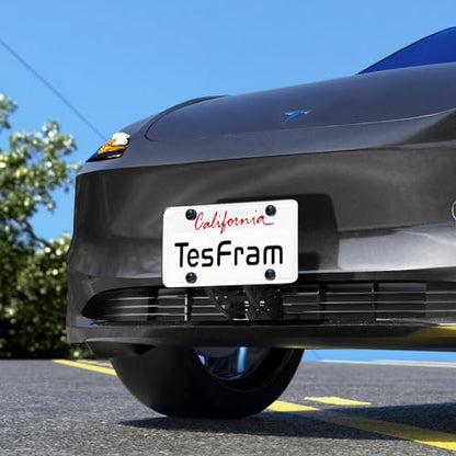 Tesla Model 3 Highland Front License Plate Holder, Height-Adjustable & No Drill License Plate Mouting Kit with Anti-Theft Features (FIt Model 3 2024-2025, No Front Bumper Camera) - size: 2024+ Model 3 Highland (No Front Camera)