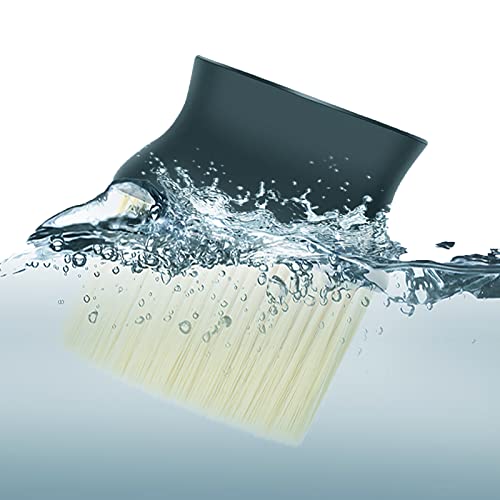 Car Interior Dust Brush, Ultra-Soft Scratch-Free Detailing Duster with High-Density Bristles, Ergonomic Dash Cleaning Tool for Air Vents, Center Console, Leather Seats & Keyboards (Yellow)
