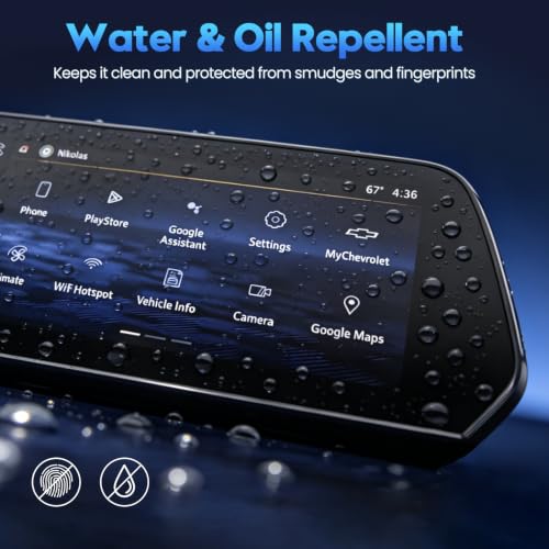 Canvcle 2PCS Screen Protector for 2026 2025 Chevy Equinox LT/RS/ACTIV, 11.3-Inch Navigation & 11-Inch Dashboard Touchscreen Protective Film 9H Tempered Glass HD Screen Saver [Anti-Glare & Shatterproof] - size: 2025-2026 Chevy Equinox 11.3 Inch + 11 Inch