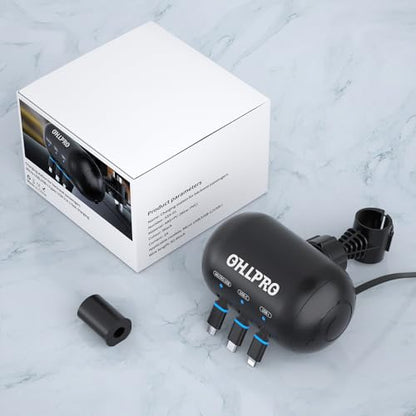OHLPRO Multi Car Retractable Backseat 3 in 1 Car Charging Station Box - size: Standard | 3-IN-1 Charging Station