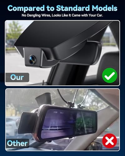 OVAMAN OEM-Fit 4K Dash Cam for Chevrolet Silverado 2022-2025, 64GB