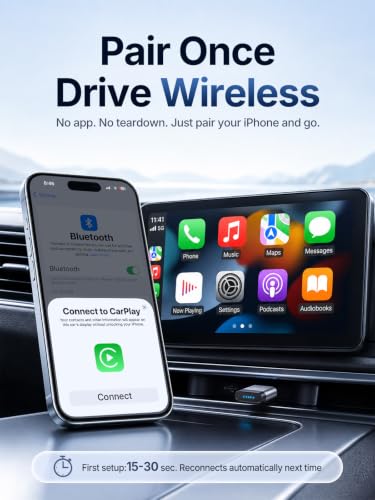 Wireless CarPlay & Android Auto for Digital Media Receivers Purple - color: Purple