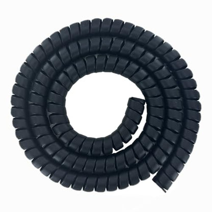 Spiral Wrap Cable Protector - 2.0" OD x 10' Pre-Cut Lengths - Safe Hose Protector to Avoid Wear and Extend Life for Hydraulic Pneumatic Hoses