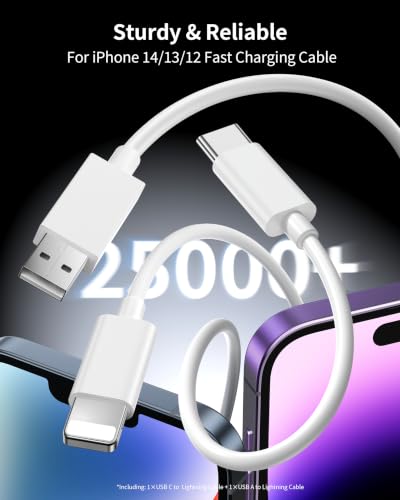 3-Port 70W Fast Car Charger for iPhone 14 13 12 11 Pro Max SE XR XS X 8 7 6 - color: White