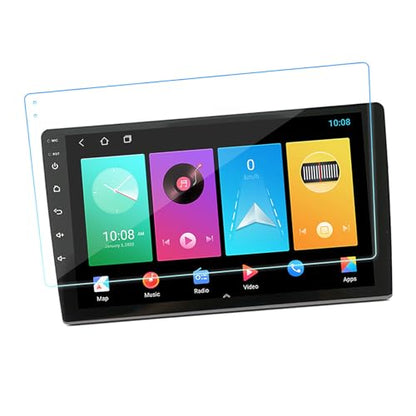 Car Screen Protector, Anti Fingerprint Dash Protector 9 Inch Tempered Glass Film for Daily Commute Road Trips Family SUV Truck Drivers - size: 9 Inch
