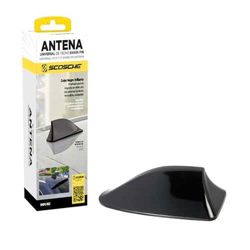 Scosche RMSFC-MX3 Shark Fin Antenna Cover for AM/FM Radio - Fits Most Vehicles with an Existing Roof Top Antenna - Easy Install for Car, Truck, SUV, Van - See Images for Fitment Info - style: Sharkfin Rooftop