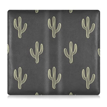 ALAZA Car Registration and Insurance Card Holder Cute Boho Cactus Vehicle Glove Box Automobile Documents Paperwork Waller Case Organizer