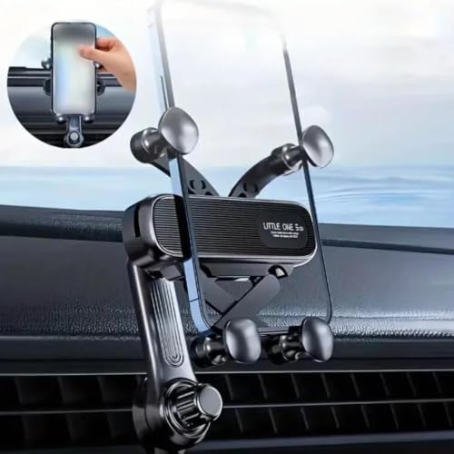 Car Air Vent Phone Holder, Rotatable Mini Portable Car Navigation Mount, Universal Car Phone Stand Without Blocking Air Outlet, 2 Styles Available - size: Short Hook