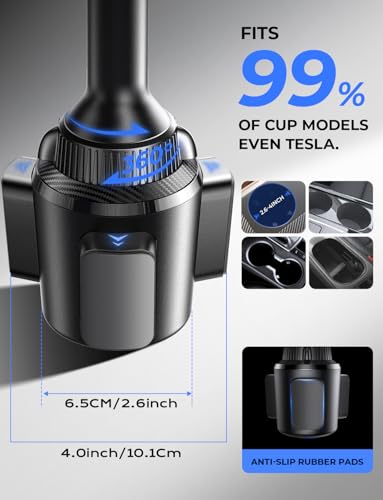 LISEN for Qi2.2 25W Cup Holder Phone Holder,Cooling Fan,95W Fast Adapter - color: Graphite