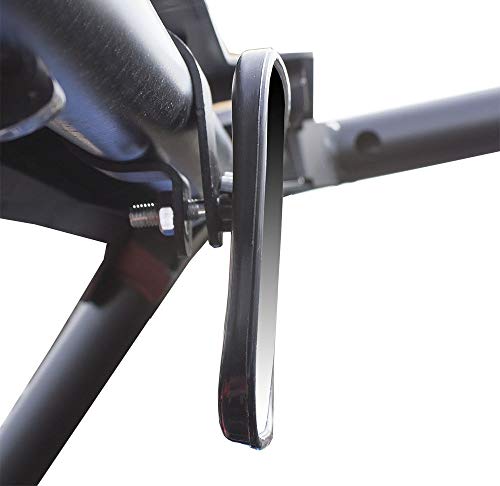 iJDMTOY Universal Fit 1 to 2 inch Round Roll Bar Clamp Mount Convex Inside Center Rearview Mirror For Polaris Yamaha Honda Can-Am Arctic Cat Kawasaki CFMOTO ATV UTV