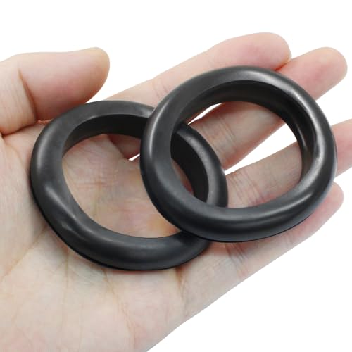 6 Pcs Rubber Grommet, 1-9/16" ID 1-3/4" Hole, Black - color: Black, size: 40mm (1-9/16 inch)-6pcs