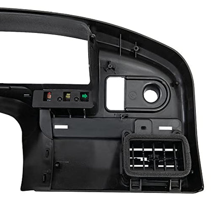 ANDPLAY Dash Panel Bezel Cover Compatible with Ford F150 F250 F350 1992 1993 1994 1995 1996 1997 With Gas Engine ONLY Black - size: 1992-1997 | Fit F150 F250