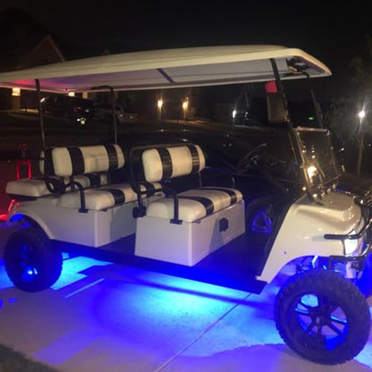 2 Pods LED Rock Lights, Ampper Waterproof LED Neon Underglow Light for Car Truck ATV UTV SUV Offroad Boat Underbody Glow Trail Rig Lamp (Blue) - color: Blue, size: 2 Pods