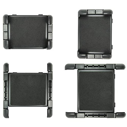LycoGear Enhanced ELD Floor Seat Rail Tablet Mount for Car Truck Fleet Limo - Adjustable Gooseneck iPad Air Pro Mini Holder for All Vehicle |Compatible w/7-14 Tablets (incldues 2nd Drill Plate Kit)