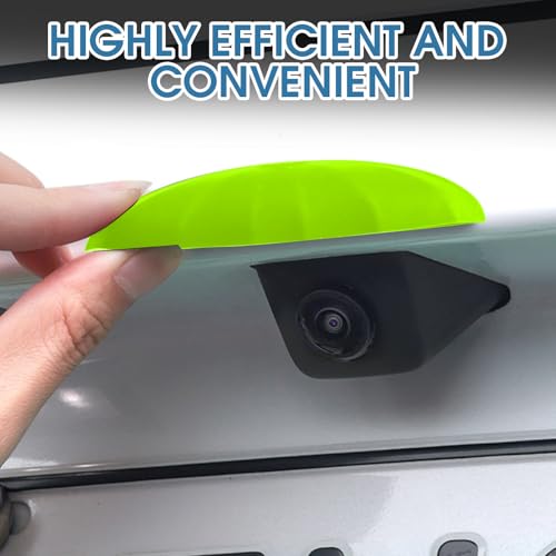 3PCS Car Backup Camera Rain Cover,Protection for License Plate Backup Camera Cover,Back up Camera for Truck, Ideal for Car and Truck Owners,DIY Enthusiasts and Daily Commuters (Black+White+Green) - color: black+white+green