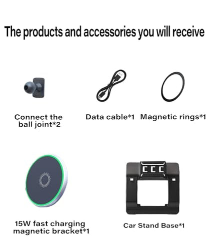 Car Phone Mount for 2026 Toyota RAV4/RAV4 Hybrid Accessories - size: fit for 2026 Toyota RAV4