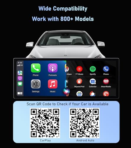 Tsnam Wireless CarPlay Adapter for iPhone & Android Auto USB Dongle