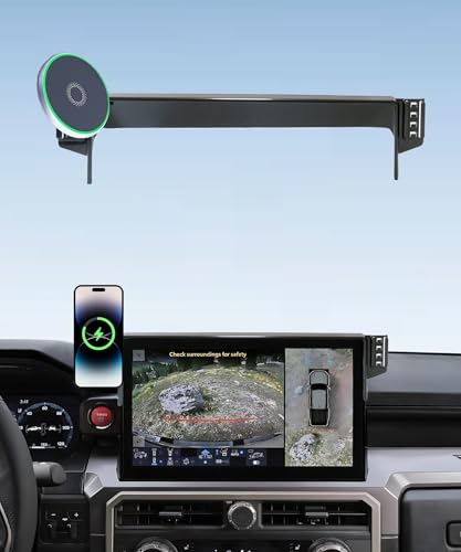 Car Phone Mount for 2024 2025 2026 Toyota Tacoma/2025 4Runner Accessories - size: fit for 2024-2026 Tacoma/2025 4Runner (14 Inch)