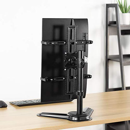 VIVO Universal Adapter VESA Mount Kit for 20 to 32 inch Flat and Curved Monitor Screens, 100x100mm Mounting Bracket, Black, MOUNT-UVM01