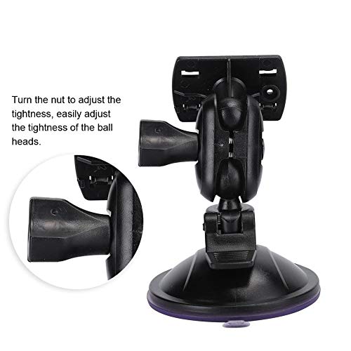 Yoidesu 360 Degree Adjustable Vacuum Suction Cup Dash Cam Mount Holder, Universal Dash Camera Rear View Mirror Mount Holder Kit for Most Dash Camera and Car Camera(Four Claw Head)