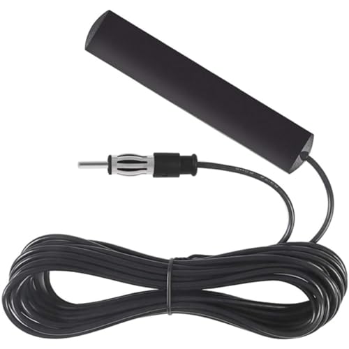 Universal Car Radio Antenna Car Stereo FM AM Hidden Antenna Adhesive Mount Patch Antenna Car Radio Media Receiver Player Amplifier Antenna for Vehicle Truck SUV Car-5M/16.4Feet - size: 5M/16FT