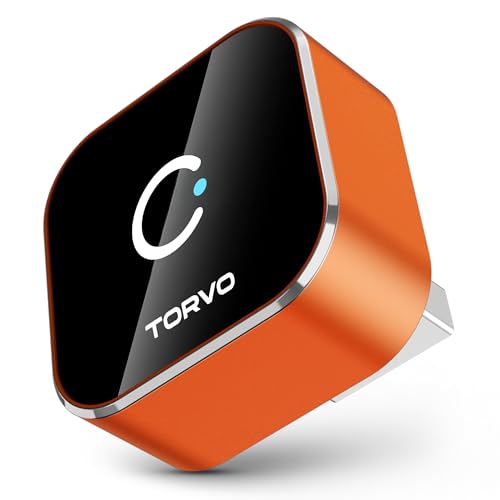 TORVO Mini Wireless CarPlay Adapter for Car Wireless Android Auto, Plug & Play USB-A/USB-C, 5GHz WiFi, OTA Update, CarPlay Adapter for iPhone, Wireless Car Play Dongle Compatible with 99% Cars