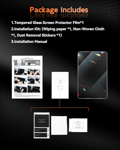 For 2025 2026 2027 Chevrolet Equinox Screen Protector - (2PCS) 9H HD Tempered Glass - Chevy Equinox (LT, RS, Activ) 11.3 Inch Touchscreen & 11 Inch Instrument Accessories - color: Equinox 2PCS HD