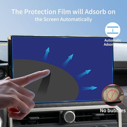 New for 2026 Toyota Tacoma Limited 14-Inch Screen Protector Tempered Glass - color: for 24-26 Toyota Tacoma 14 Blue
