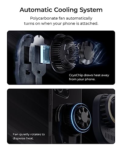 iOttie Velox Pro MagSafe Compatible Dash & Windshield Car Mount with Wireless Charging & CryoFlow™ Cooling Compatible with MagSafe Phones Including iPhone 12/13/14/15/16 Series (Car Charger Included) - style: Qi Wireless Charging