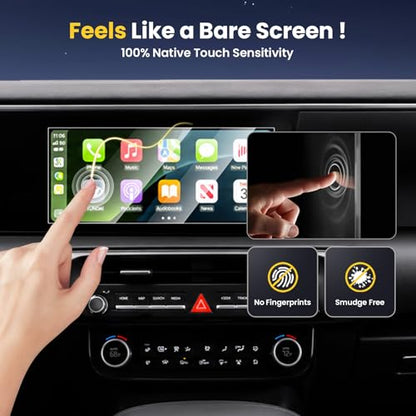 Karltys 3 PC Screen Protector for 2026 Hyundai Palisade (Dual 12.3In+Front AC+Rear AC) (SE/SEL/Limited/XRT Pro/Calligraphy) - size: 12.3"Hyundai Palisade 2026