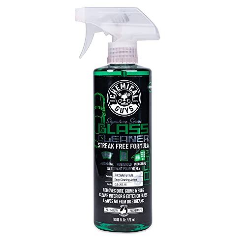 Chemical Guys, Signature Series Glass & Window Cleaner, Tint Safe, 16 oz - size: 16 Fl Oz (Pack of 1)