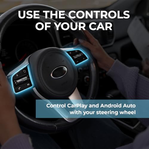 N Wireless CarPlay Adapter Upgrade – Faster & More Stable Wireless Apple CarPlay for Wired CarPlay Vehicles, 5GHz WiFi Performance, Plug & Play USB Dongle, Quick Pairing