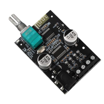 ZK‑502L Bluetooth Power Amplifier Board 5.0 Stereo Audio Receiver Channels Digital Audio Amplifier Module for DIY Speakers 5-24V