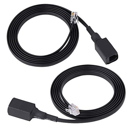 1.5 M/4.92ft 6Pin Removable Separation Handheld Mic Extension Cable Cord for FT-7800R, FT-8800R, FT-7900R, FT-8900R, etc.