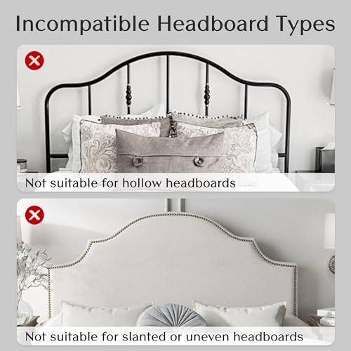 Solfres Patented Innovative Design Headboard Reading Light. No Drilling Book Light for Bedtime Reading. Dimmable LED Book Reading Lamp with Bulb. Movable & Flexible, Burlywood - color: ‎Burlywood, size: M