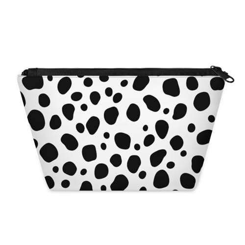 Dalmatian Makeup Bag for Women, Portable Cosmetic Bag for Travel Purse, Fashion Zipper Makeup Pouch, Small Travel Bag for Purse - color: Dalmatian