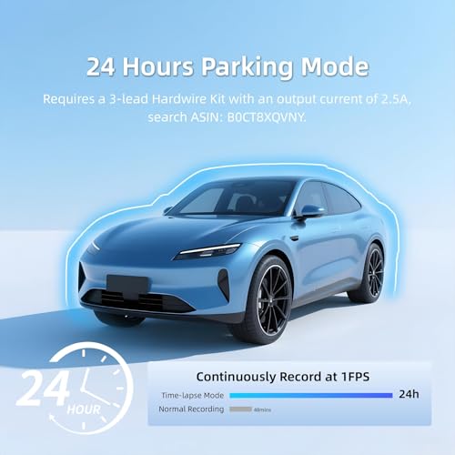 12'' Rear View Mirror Camera,4 Channel Mirror Dash Cam 4K+3x1080P,Dash cam Front Rear Inside Back up Camera,WiFi,GPS,Voice Control,8IR Night Vision,Parking Monitor,Free 128GB SD - size: 4 Channel Dash Cam+128GB