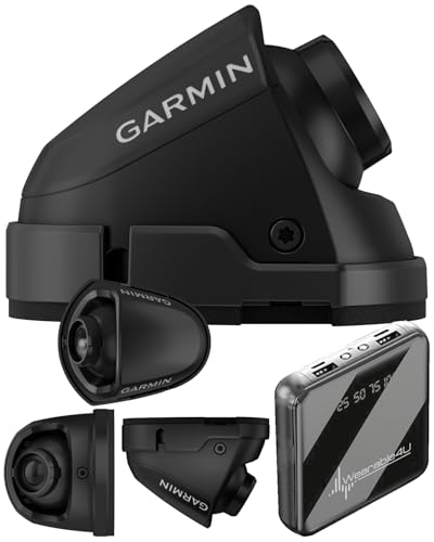 Garmin dezl DualView Replacement Camera (010-13387-01) with Wearable4U PowerBank Bundle