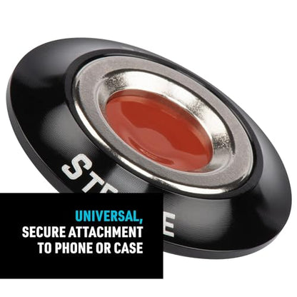 Nite Ize Steelie Orbiter Magnetic Socket and Metal Plate - Car Mobile Phone Holder - Phone Metal Plate - Magnetic Phone Holder - Black - style: Orbiter Socket