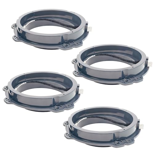 HIGHLIKEINST&Acc 4PCS 6"/6.5"/6.75" Car Speaker Adapter Bracket Speaker Wiring Harness Kit with 2006-2026 Hyundai Sonata/Santa Fe/Azera/Elantra/KIA 2011-2026 Speaker Adapter Brackets