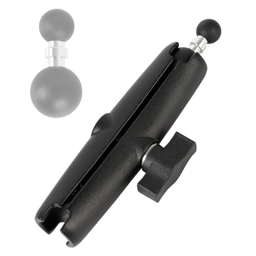 1" to 17mm (0.67") Ball Adapter with 5.9" Long Double Socket Arm, Compatible with RAM B Size Mounts, Fits Garmin GPS Mount and 17mm Swivel Ball Mounting Phone Holder - style: 1" to 17mm Ball Adapter with 5.9" Arm