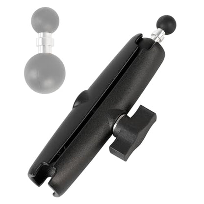 1" to 17mm (0.67") Ball Adapter with 5.9" Long Double Socket Arm, Compatible with RAM B Size Mounts, Fits Garmin GPS Mount and 17mm Swivel Ball Mounting Phone Holder - style: 1" to 17mm Ball Adapter with 5.9" Arm