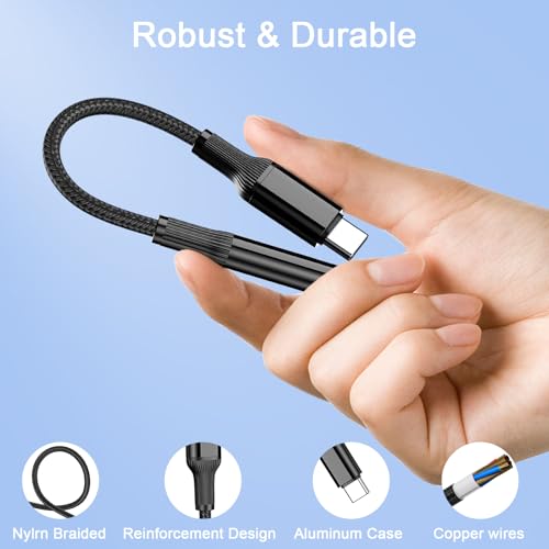 YANZIE USB C to 3.5mm Audio Adapter 2-Pack, Aux Headphone Jack Dongle