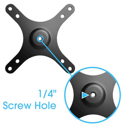 Kado Portable Monitor Stand Adapter 1/4" Screw Hole to 100x100mm 75x75mm - style: Black