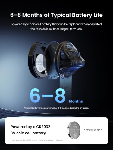 AC-44F9 Watchband Style Multifunctional Wireless Remote that Supports Voice Command, Luminous Keys,ABS+PC Material (Reliable from -45°C to +85°C),Easy Installation,Only Compatible with CB4/CB6/CB7