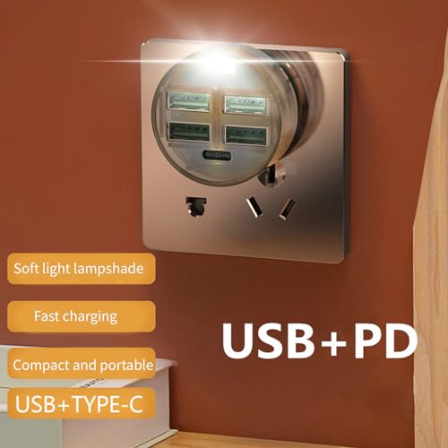USB Hub 4 Port USB Female 1 Type C Female Extension Adapter Hub High Speed USB Splitter for Laptop PC