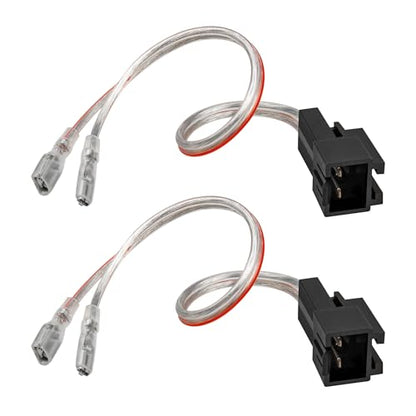 NuIth Car Speaker Wiring Harness Connector Adapter Replacement for Chrysler/Dodge/Jeep/Eagle/Plymouth 1991-2007 Aftermarket Door Speaker Wire Cable Plug 2 PC