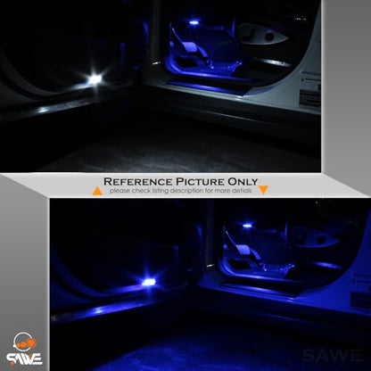 561 Led Bulb Blue 44mm Rigid Loop for Map Trunk Light 562 564 567 4pcs - color: Blue, size: Pack of 4
