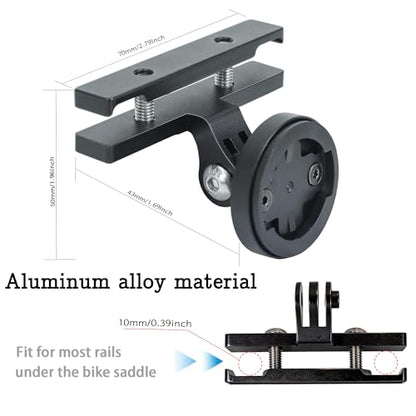 Bicycle Seat Rail Mount for Garmin Varia RTL510/515/RVR315/TL300 Taillight