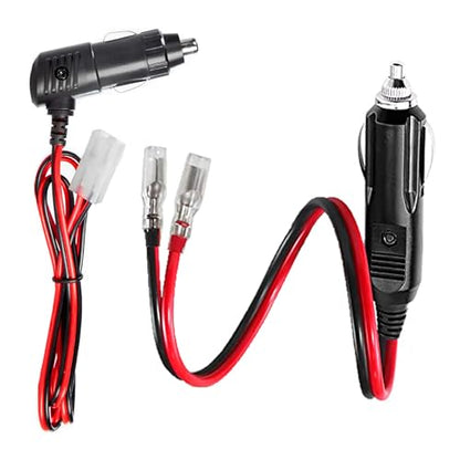 Cigarette Lighter Male Plug CB Radio Power Cord 12V Fused Replacement 12V Plug Connector Male Cigarette Lighter Plug 12V Cigar Plugs 16AWG Extension Cord with 10A Fuse（2 Pack）